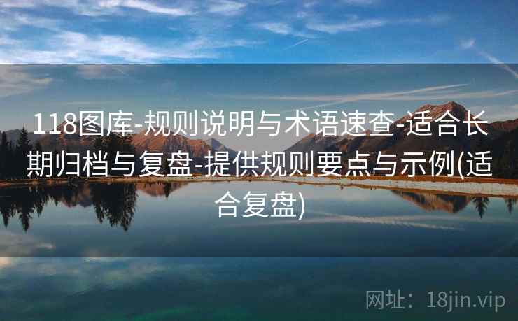 118图库-规则说明与术语速查-适合长期归档与复盘-提供规则要点与示例(适合复盘)